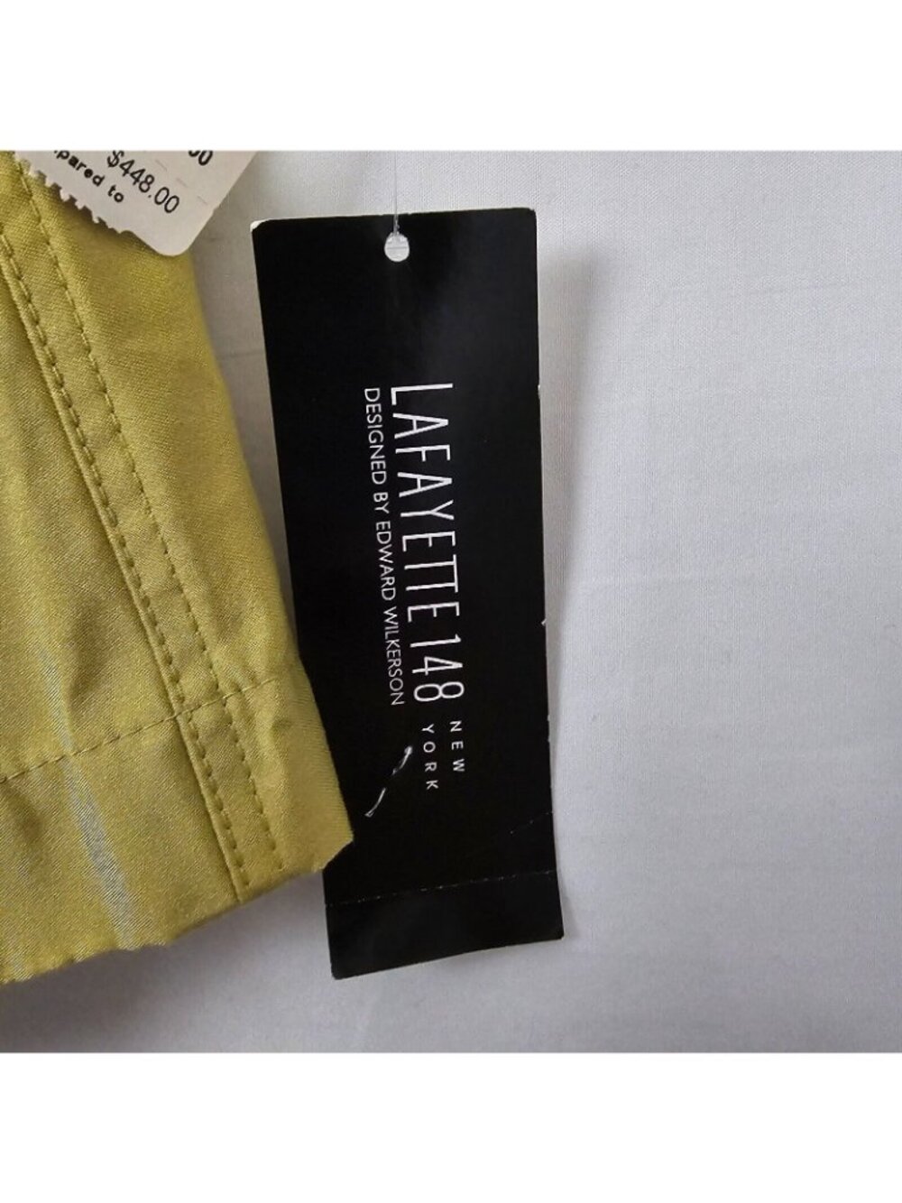 NWT Lafayette 148 Swing Jacket Womens 4 Pistachio Polished Lux Green Coat Zip - Picture 13 of 15